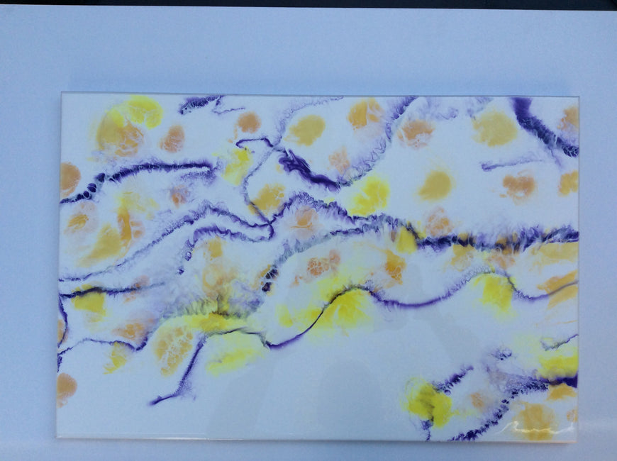 Purple lightning, Abstract Art, Contemporary Art, Modern painting