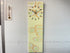 Cream and Pale Green Abstract Resin Wall Clock