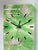 Green and White Rectangular Abstract Resin Wall Clock