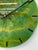 33cm Green Abstract Modern Resin Wall Clock