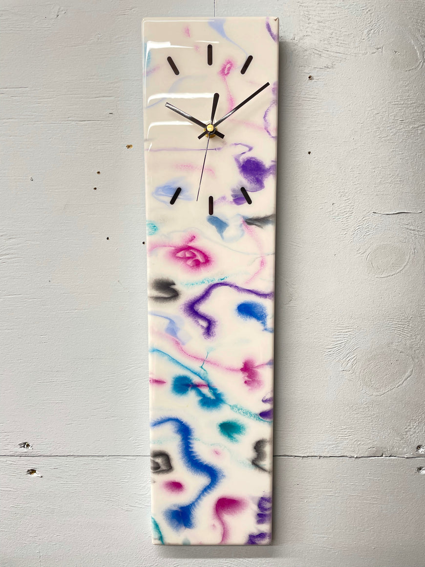 Slim Resin Wall Clock