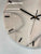 33cm Grey Black and White Abstract Modern Resin Wall Clock
