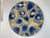 50cm Large Navy Blue and Grey Abstract Modern Resin Wall Clock