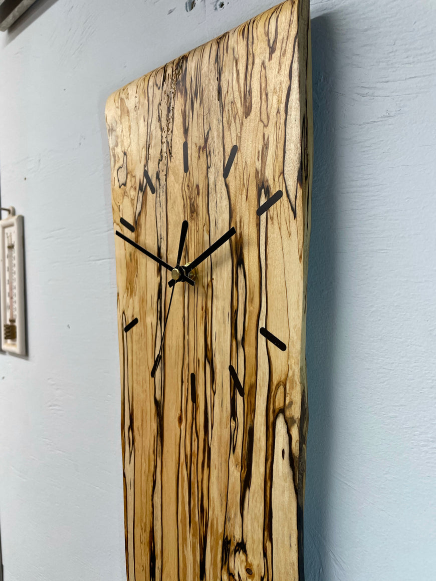 Spalted Birch Wooden Wall Clock