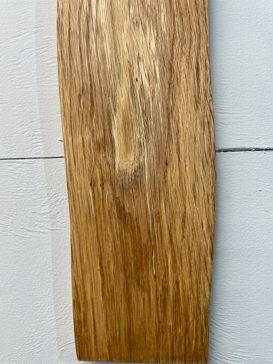 Slim English Oak Wall Clock