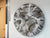 50cm Large Grey Black and White Abstract Modern Resin Wall Clock
