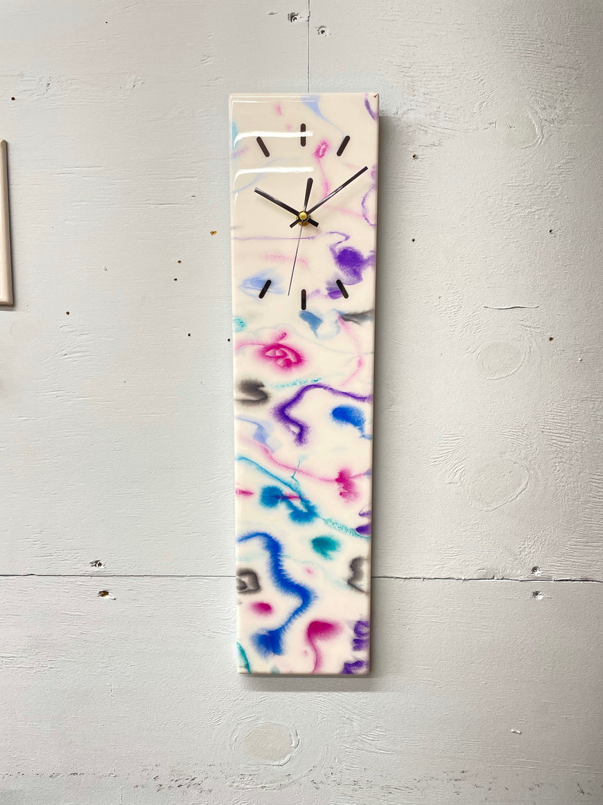 Slim Resin Wall Clock