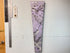 Narrow Purple Black and Grey Abstract Resin Wall Clock