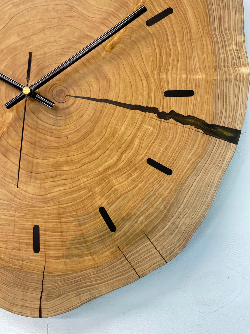 Large Wooden Wall Clock