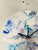 Blue And Purple Resin Wall Clock