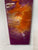 70cm Long Narrow Dark Purple Plum Copper and Gold Abstract Resin Wall Clock