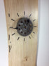 Chestnut Wall Clock, Steampunk, Industrial