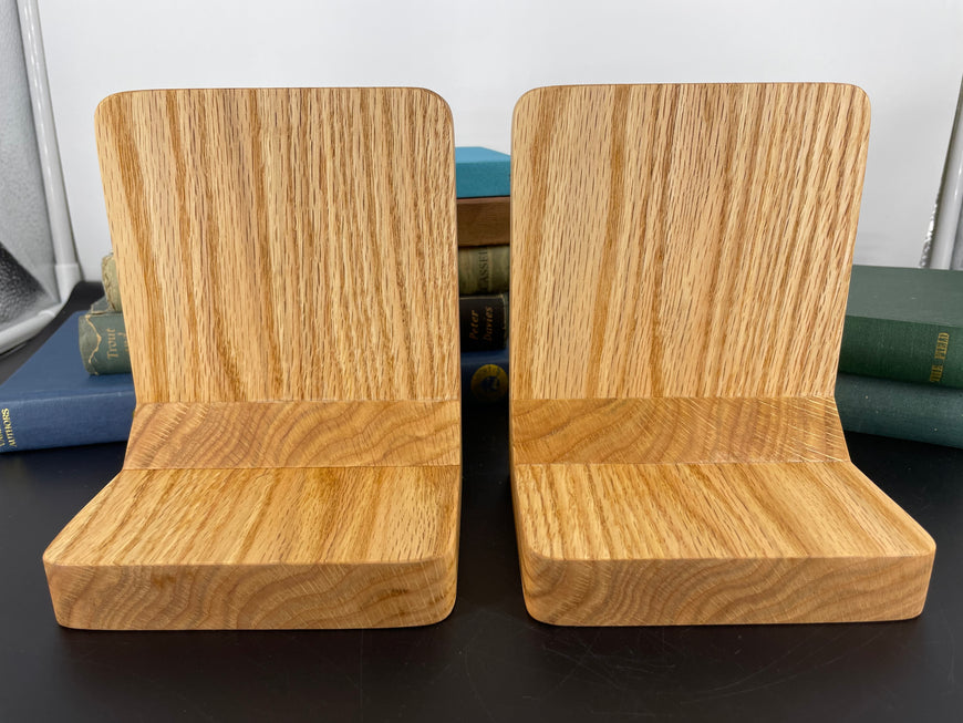 Red Oak Bookends