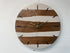 Black Walnut and Grey Resin Wall Clock