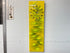 Yellow and Green Rectangular Abstract Resin Wall Clock