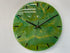 33cm Green Abstract Modern Resin Wall Clock