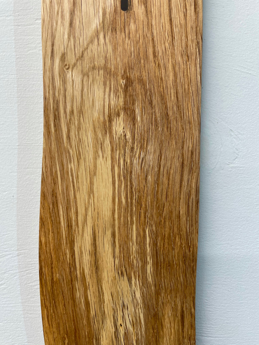 Slim English Oak Wall Clock