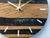 Red Oak with Carbon Black Resin Wall Clock