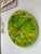 33cm Green Abstract Modern Resin Wall Clock