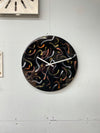 33cm Abstract Resin Wall Clock