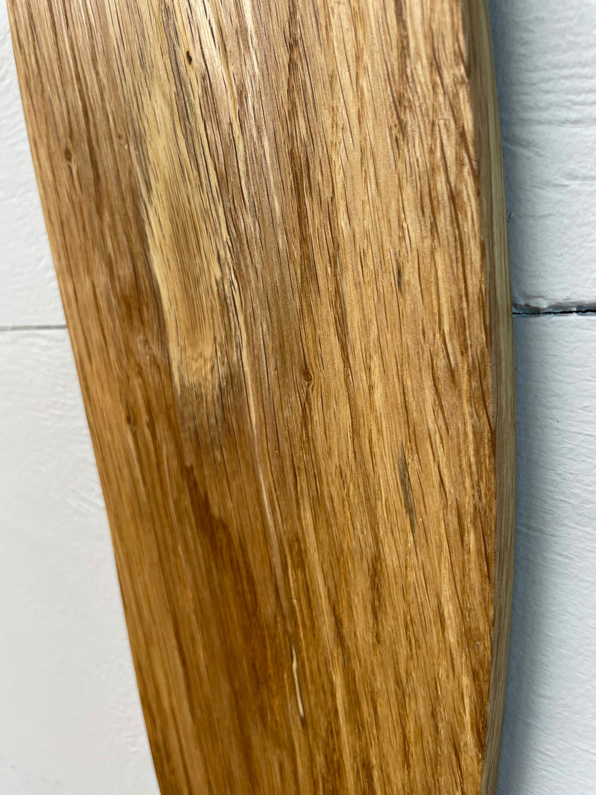 Slim English Oak Wall Clock