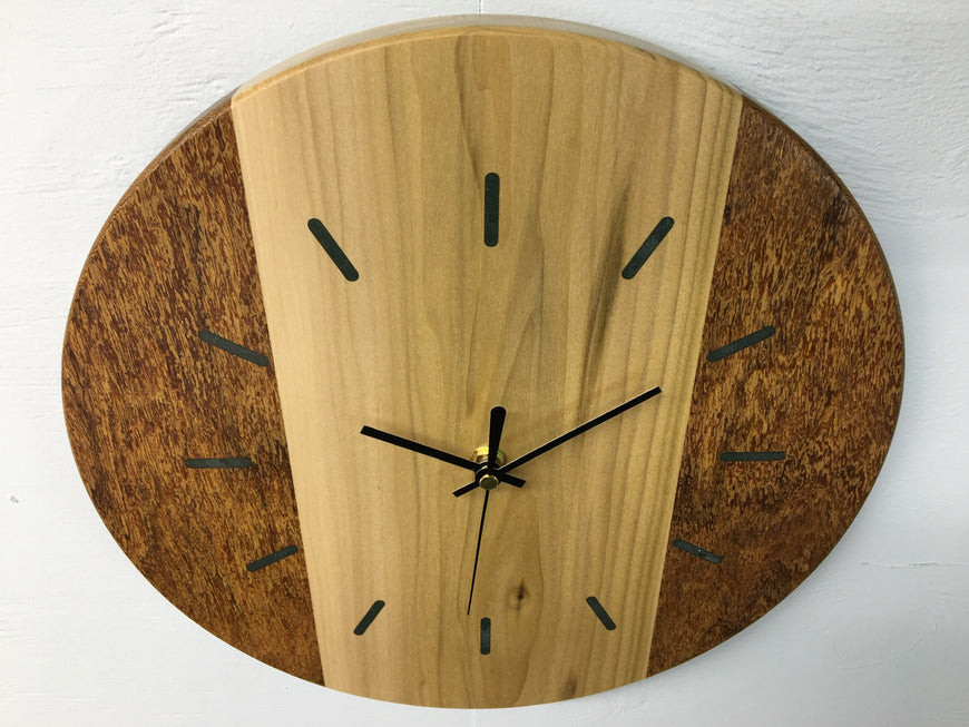 Two Tone Wooden Wall Clock