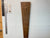 Long Narrow Black Walnut Wooden Wall Clock