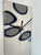Narrow Pale Grey Dark Grey and Black Rectangular Abstract Resin Wall Clock, Long Modern Wall Clock, Unusual Wall Clock, Modern Home Decor,