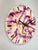 33cm White and Purple Abstract Modern Resin Wall Clock
