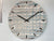 51cm Large Light Grey Abstract Resin Wall Clock