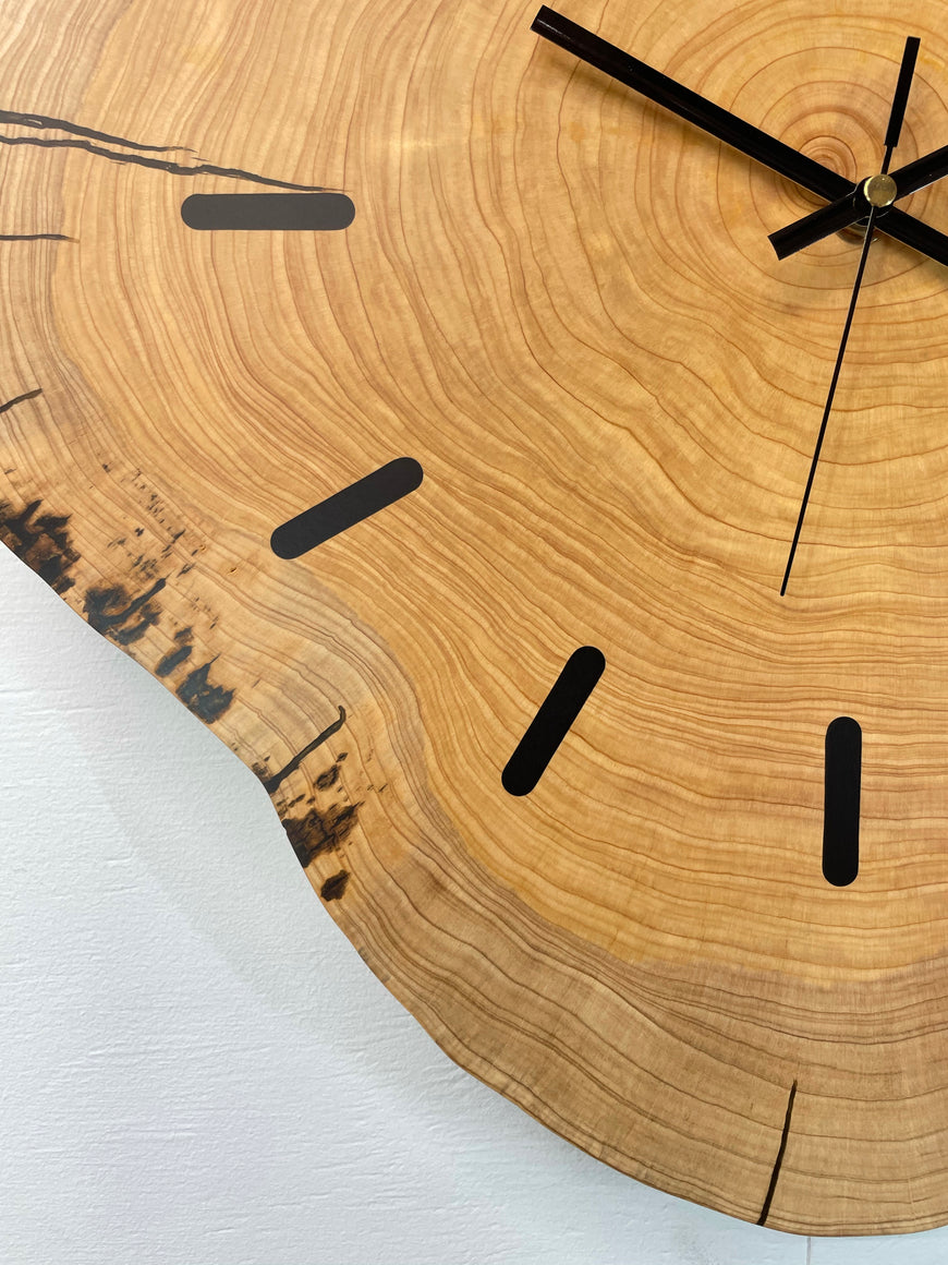 Large Wooden Wall Clock