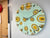 50cm Large Mint Green and Gold Abstract Modern Resin Wall Clock