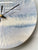 Pale Blue Resin Wall Clock