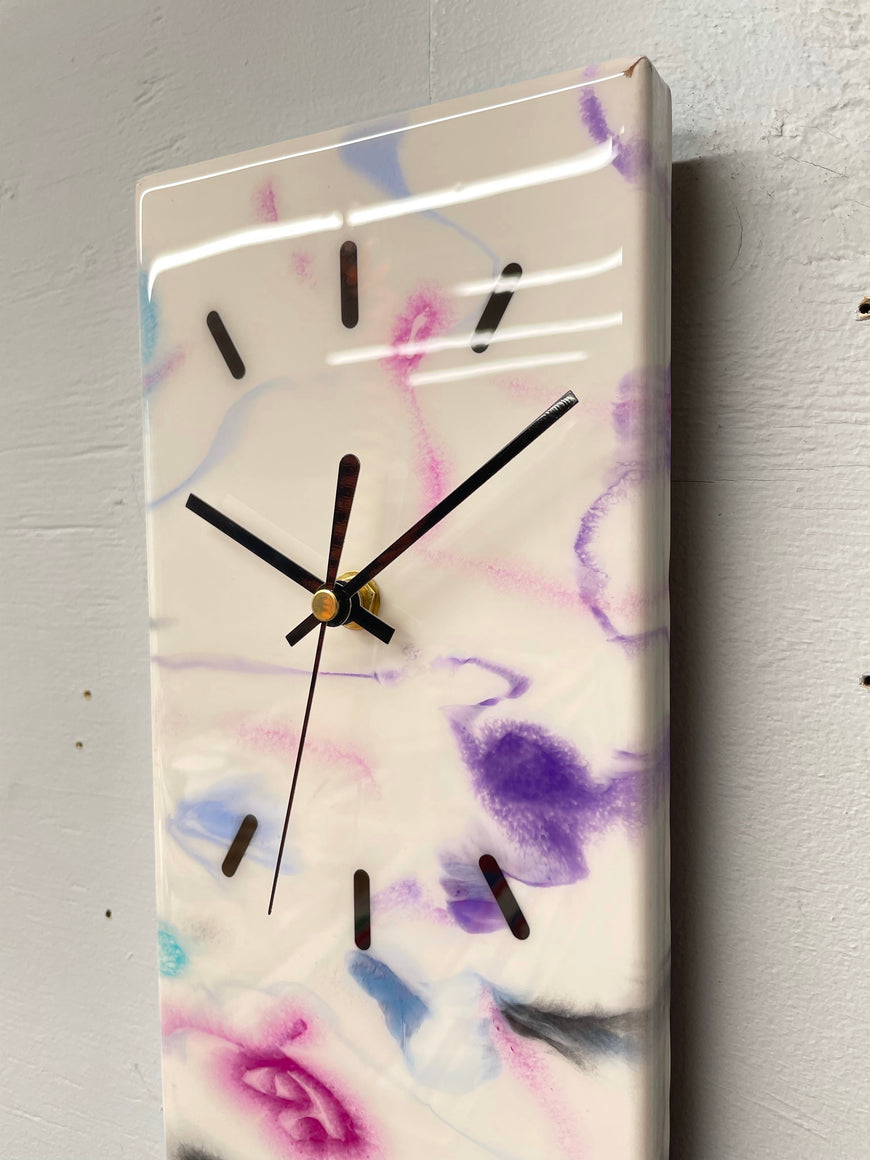 Slim Resin Wall Clock