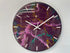 33cm Purple and Pink Abstract Modern Resin Wall Clock