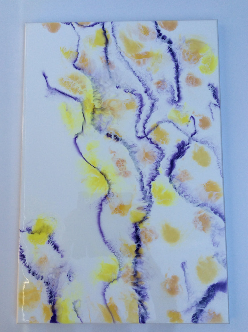 Purple lightning, Abstract Art, Contemporary Art, Modern painting