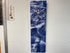 Navy Blue White and Grey Rectangular Abstract Resin Wall Clock