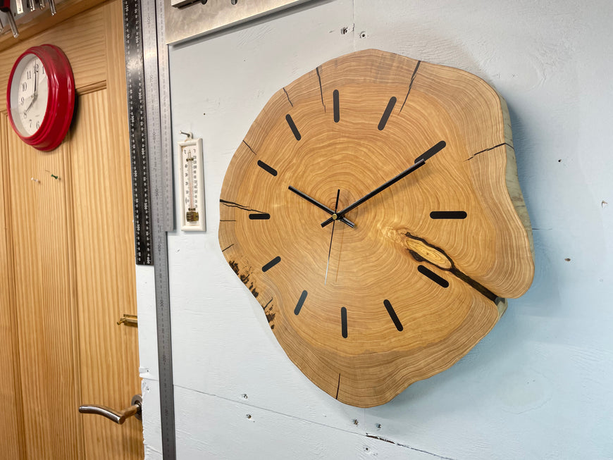 Large Wooden Wall Clock