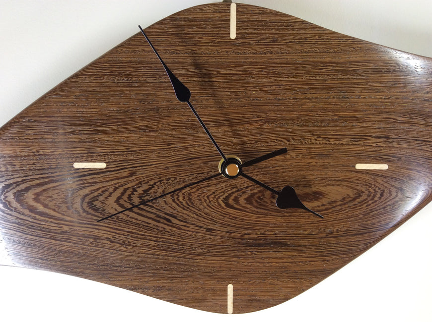 Panga Panga Wood Bespoke Wall Clock