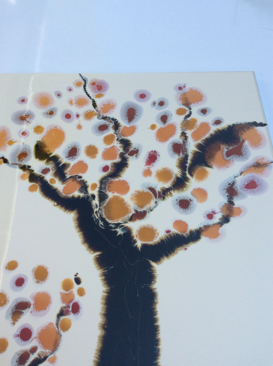 Resin Painting, Abstract Art, Contemporary Art, Autumn Tree