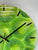 33cm Green Abstract Modern Resin Wall Clock