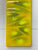 Yellow and Green Rectangular Abstract Resin Wall Clock