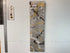 Silver Black White and Gold Rectangular Abstract Resin Wall Clock