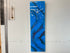 Sapphire Blue Abstract Resin Wall Clock