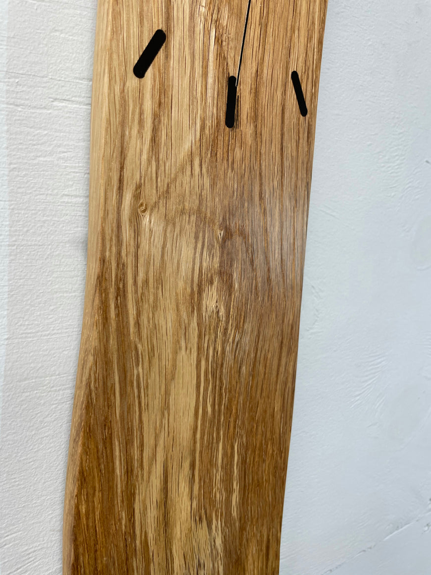 Slim English Oak Wall Clock