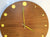 Large Wild Mango Wall Clock, Wooden Clock