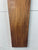 Long Narrow Black Walnut Wooden Wall Clock