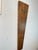 Long Narrow Black Walnut Wooden Wall Clock