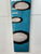 70cm Long Narrow Turquoise Black & Silver Abstract Resin Wall Clock