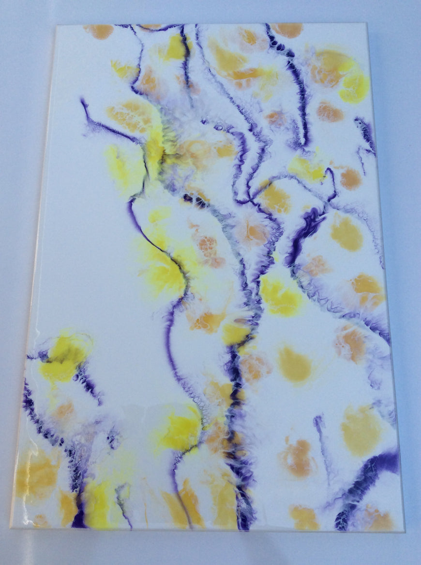 Purple lightning, Abstract Art, Contemporary Art, Modern painting